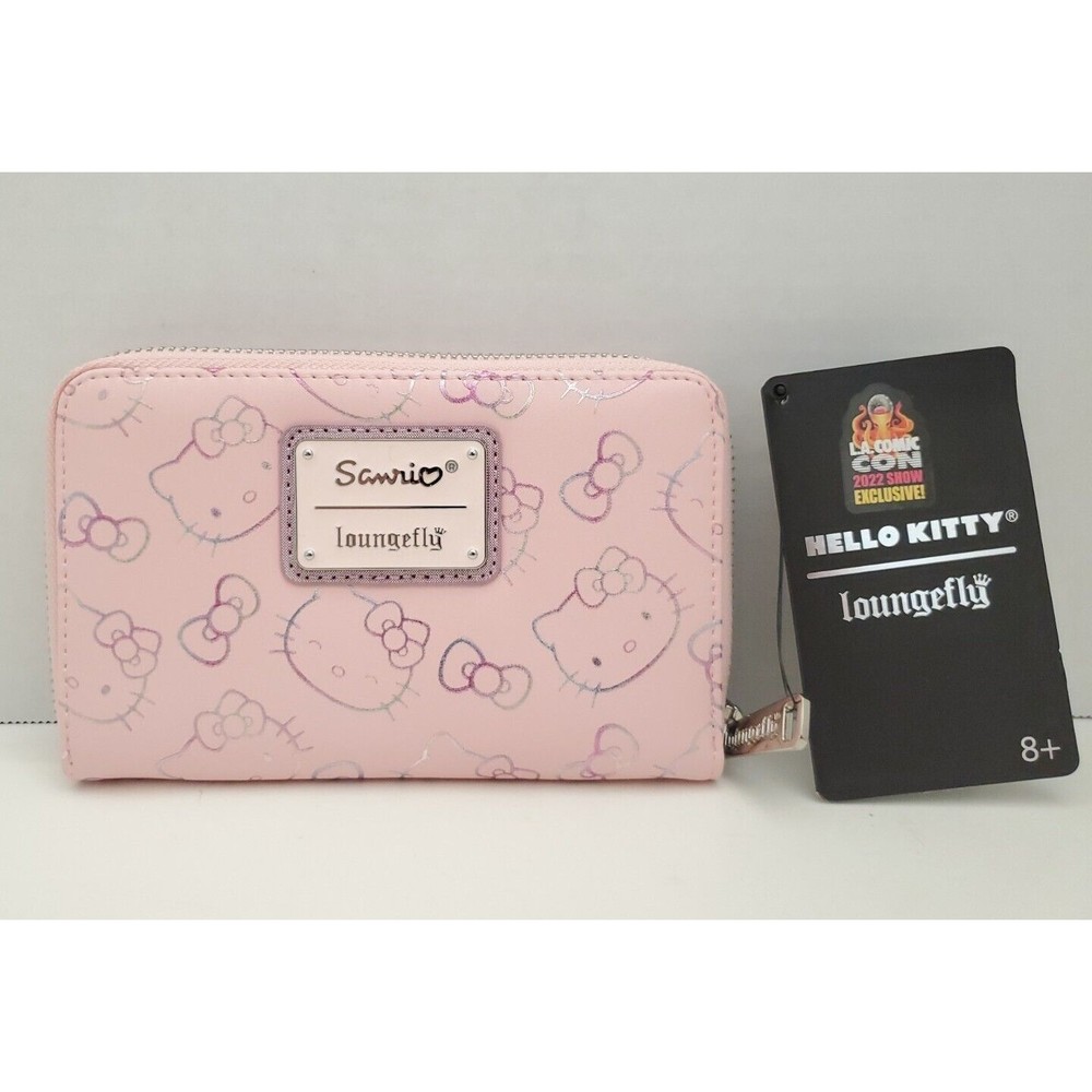 Loungefly Hello Kitty Iridescent Wallet 2022 LACC Exclusive (RARE)